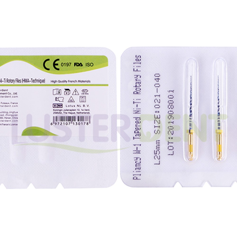 Pliancy W-1 Tapered NiTi Rotary Files Pliancy W-1 Tapered NiTi Rotary Files