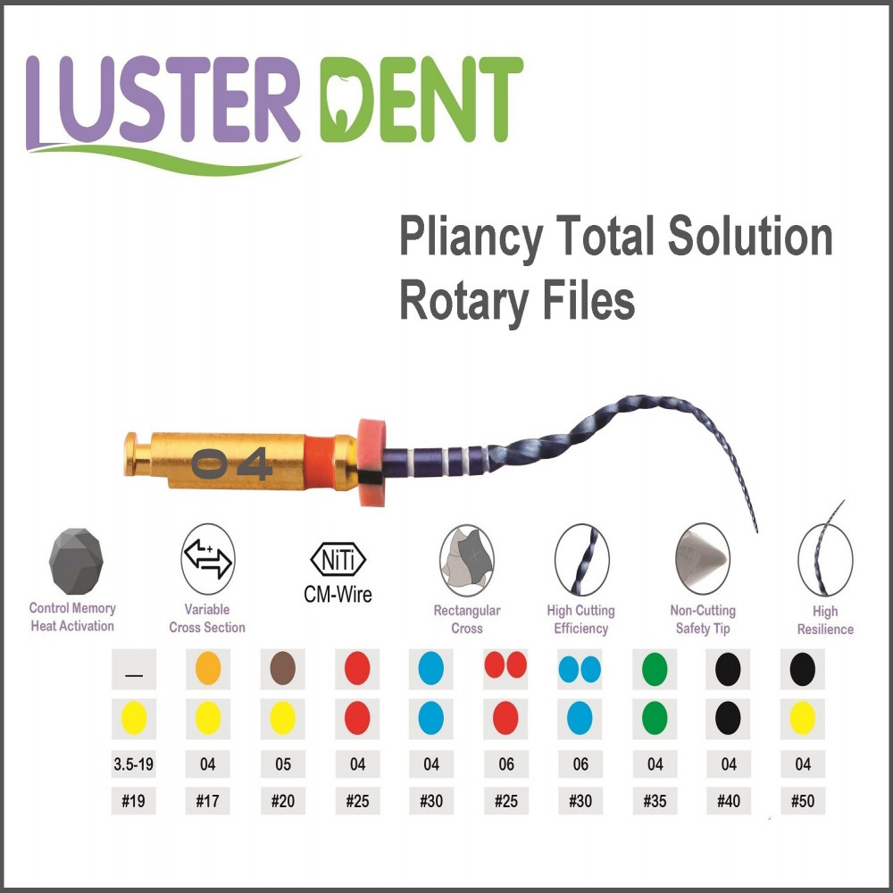 Pliancy Total Solution Rotary Files Pliancy Total Solution Rotary Files
